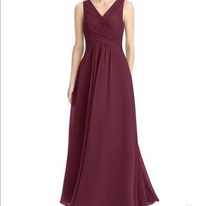Azazie Bridesmaid Dress- Cabernet